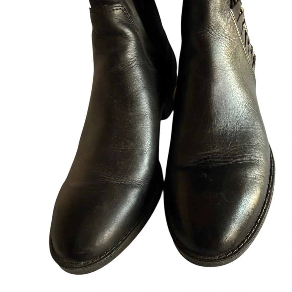 Vince Camuto Black Leather Boots – Size 6.5